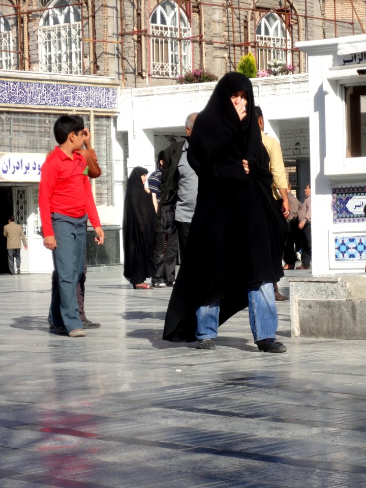 Pilgrims and People around the Holy shrine of Imam Reza at Niruz days - Mashhad - Khorasan - Iran 080
