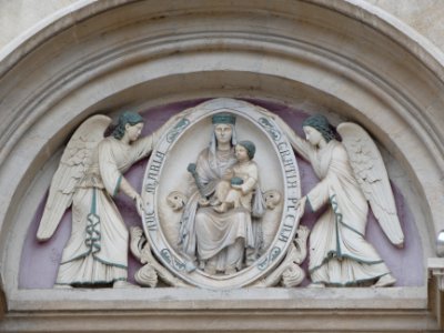 Pierre-Bénite - Église Notre-Dame de l'Assomption - Tympan