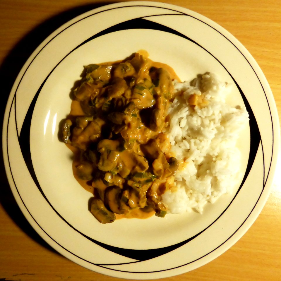 Pilzragout-mit-Reis