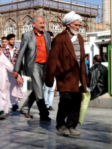 Pilgrims and People around the Holy shrine of Imam Reza at Niruz days - Mashhad - Khorasan - Iran 050