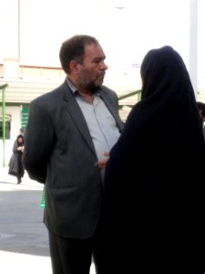 Pilgrims and People around the Holy shrine of Imam Reza at Niruz days - Mashhad - Khorasan - Iran 031