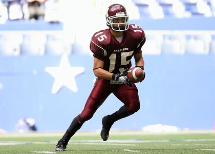 Receiver running american