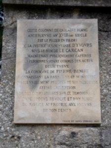 Pierre-Bénite - Parc Georges Manillier - Pilori d'Yvours 01