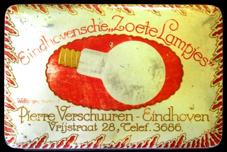 Pierre Verschuuren Patissier, Cuisinier, Glacier, Vrijstraat 28, Eindhoven, Eindhovensche Zoete Lampjes blik foto1