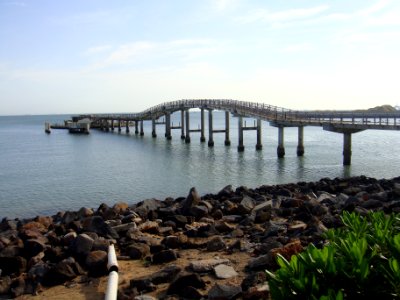 Pier at Shangri-La Hotel, Haikou photo