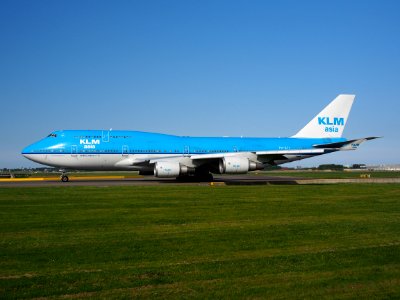 PH-BFY KLM Asia Boeing 747-400 taxiing at Schiphol (AMS - EHAM), The Netherlands, 18may2014, pic-4 photo