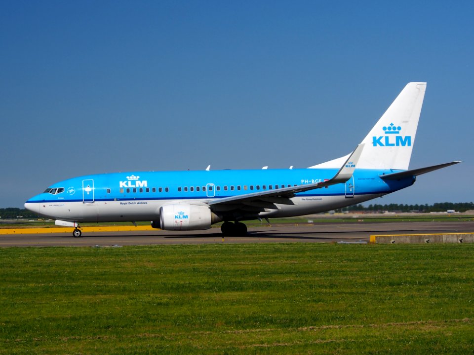 PH-BGE KLM Boeing 737-700 taxiing at Schiphol (AMS - EHAM), The Netherlands, 18may2014, pic-2
