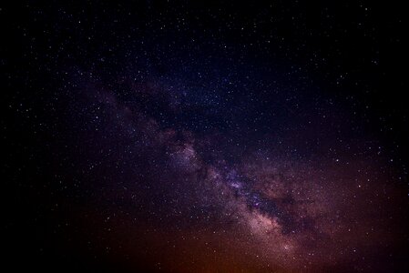 Milky way sky space photo