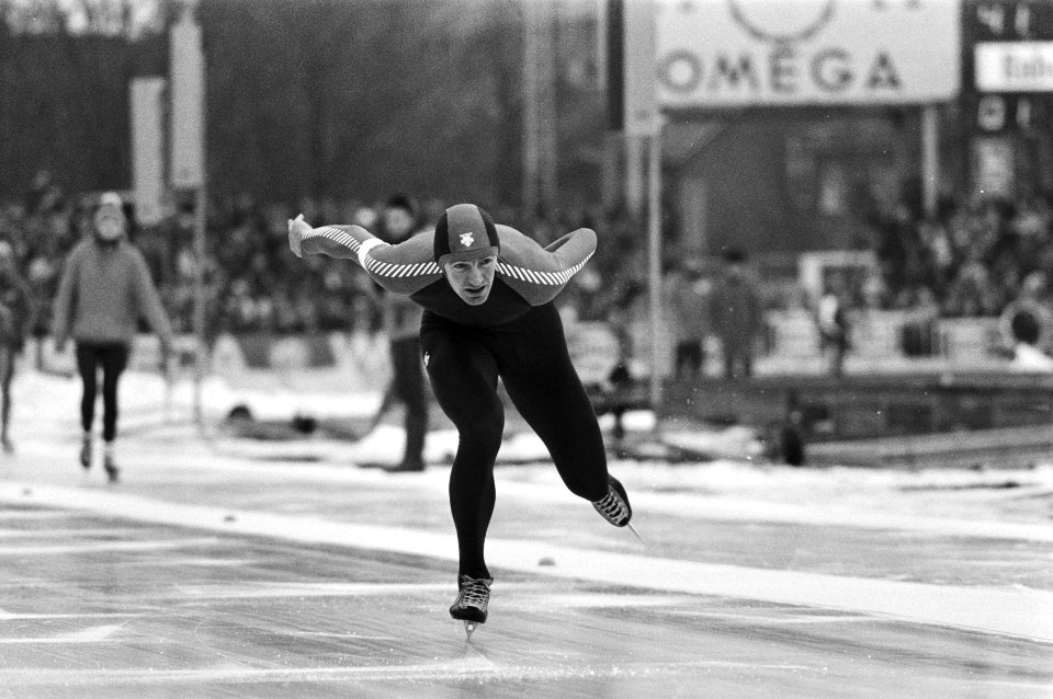 Piet Kleine in actie op de 1500 meter, Bestanddeelnr 931-2818
