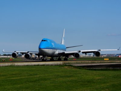 PH-BFY KLM Asia Boeing 747-400 taxiing at Schiphol (AMS - EHAM), The Netherlands, 18may2014, pic-1 photo