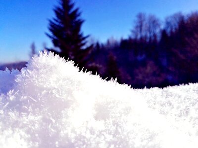 Snow effect beauty
