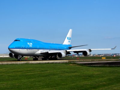 PH-BFY KLM Asia Boeing 747-400 taxiing at Schiphol (AMS - EHAM), The Netherlands, 18may2014, pic-2