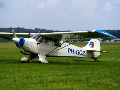 PH-GOZ, Aviat A-1B Husky taxiing at Hilversum Airport (ICAO EHHV), photo-1 photo