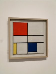 Piet Mondrian - Composition C (No.III) with Red, Yellow and Blue, 1935