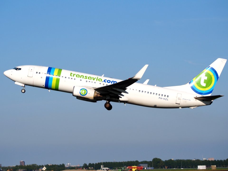 PH-HZL Transavia Boeing 737-8K2(WL), takeoff from Schiphol (AMS - EHAM), The Netherlands, 16may2014, pic-3