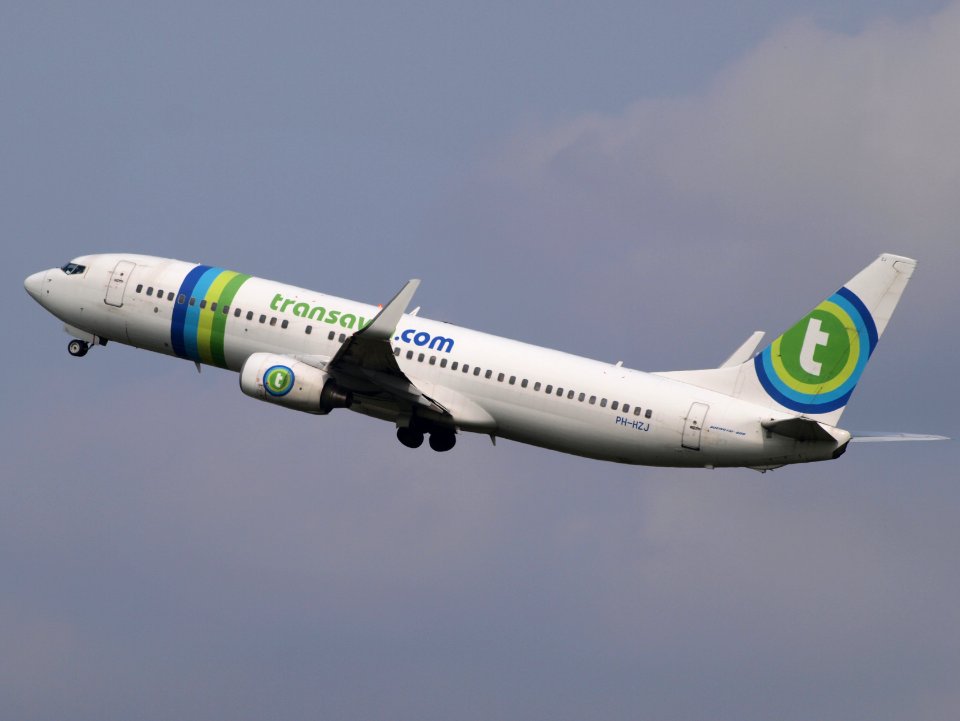 PH-HZJ Transavia Boeing 737-8K2(WL) - cn 30389 take-off 14july2013 pic-003