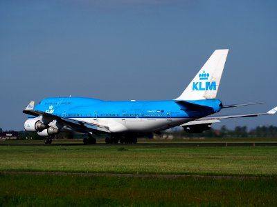 PH-BFV KLM Boeing 747-400 taking off from Schiphol (AMS - EHAM), The Netherlands, 16may2014, pic-2 photo