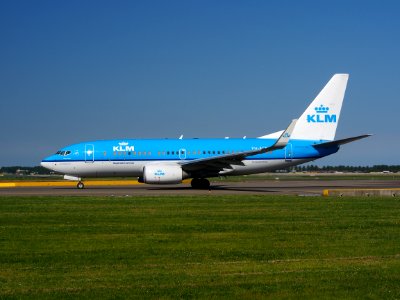 PH-BGR KLM Boeing 737-700 taxiing at Schiphol (AMS - EHAM), The Netherlands, 18may2014, pic-2 photo