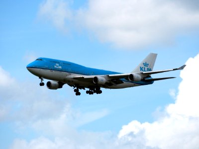 PH-BFW KLM Royal Dutch Airlines Boeing 747-406(M) - cn 30454, 12Aug2014, landing at Schiphol (AMS - EHAM), The Netherlands, pic1