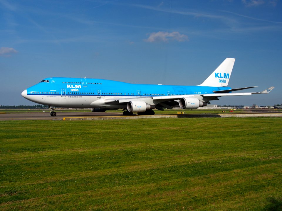 PH-BFP KLM Boeing 747-400 taxiing at Schiphol (AMS - EHAM), The Netherlands, 17may2014, pic-5