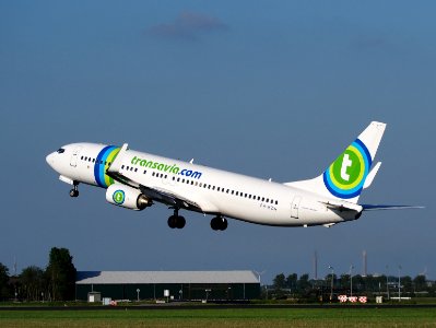 PH-HZW Transavia Boeing 737-800 takeoff from Schiphol (AMS - EHAM), The Netherlands, 16may2014, pic-4
