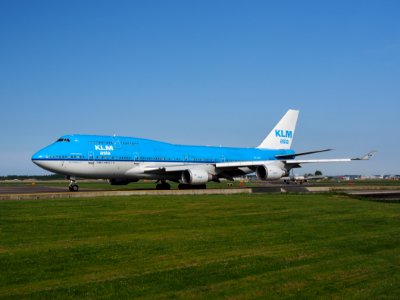 PH-BFY KLM Asia Boeing 747-400 taxiing at Schiphol (AMS - EHAM), The Netherlands, 18may2014, pic-3 photo