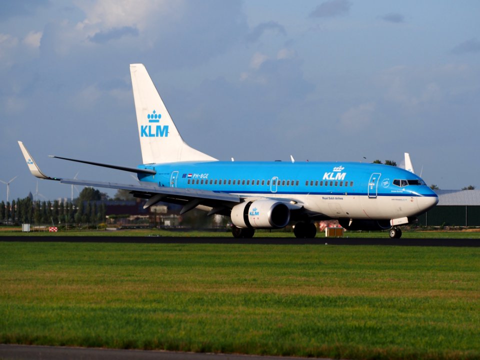 PH-BGE KLM Royal Dutch Airlines Boeing 737-7K2(WL) - cn 30371, 11Aug2014, landing at Schiphol (AMS - EHAM), The Netherlands, pic1