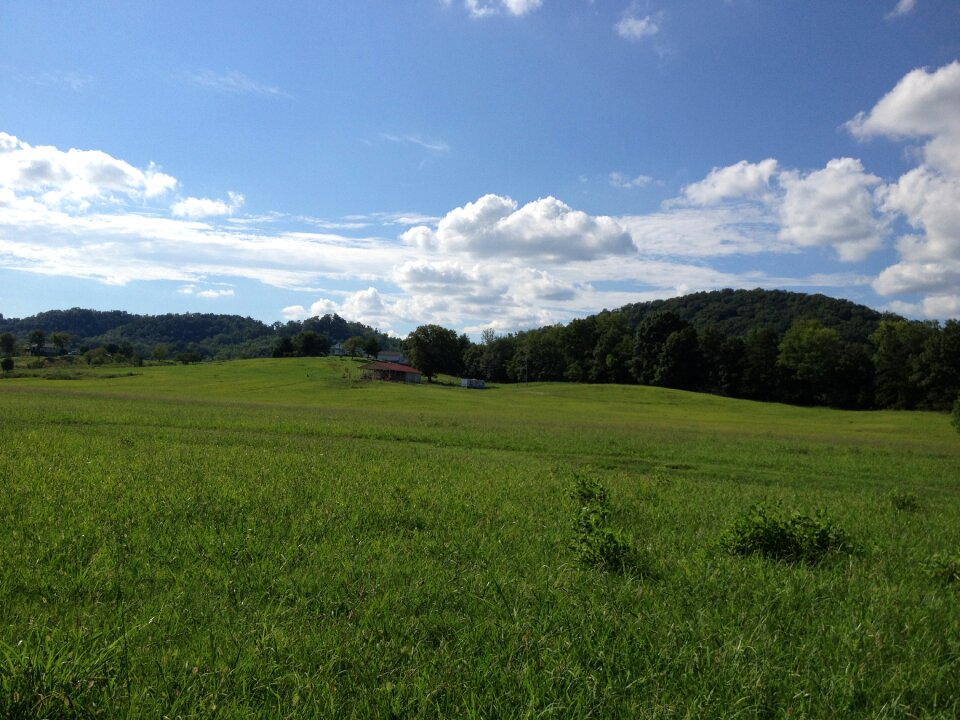 Rolling fields tennessee green valley