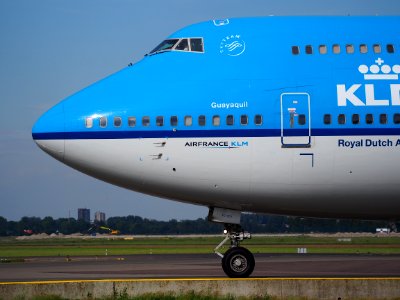 PH-BFG Boeing 747-406 KLM Royal Dutch Airlines taxiing at Schiphol (AMS - EHAM), The Netherlands, 18may2014, pic-8 photo