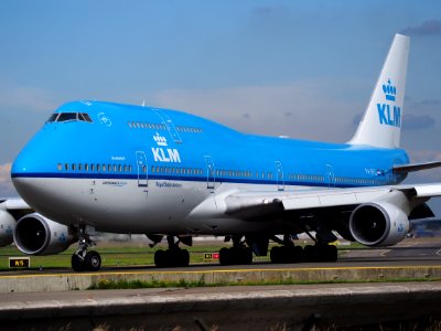 PH-BFG Boeing 747-406 KLM Royal Dutch Airlines taxiing at Schiphol (AMS - EHAM), The Netherlands, 18may2014, pic-5