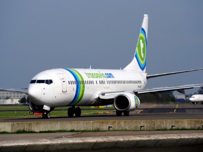 PH-HZF Transavia Boeing 737-8K2(WL) - cn 28378 taxiing, 25august2013 pic-3