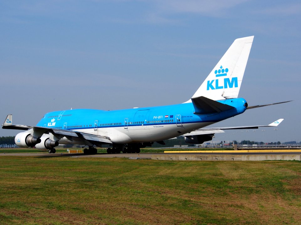 PH-BFI KLM Royal Dutch Airlines Boeing 747-406(M) - cn 25086 taxiing, 25august2013 pic-007