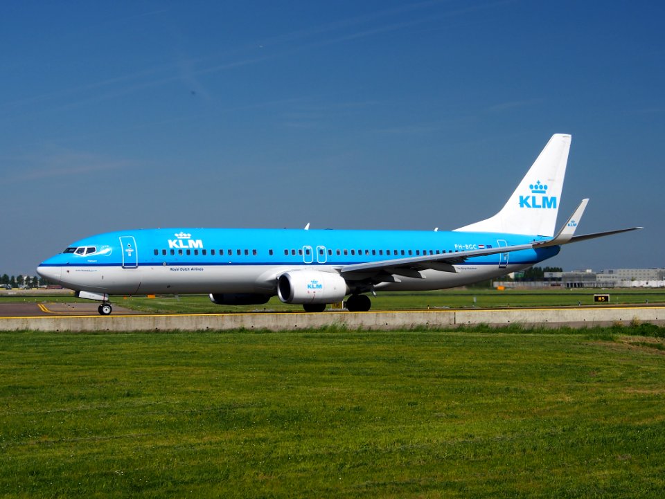 PH-BGC KLM Boeing 737-800W at Schiphol (AMS - EHAM), The Netherlands, 16may2014, pic-2