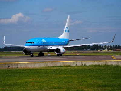 PH-BGM KLM Royal Dutch Airlines Boeing 737-7K2(WL) taxiing at Schiphol (AMS - EHAM), The Netherlands, 18may2014, pic-3 photo