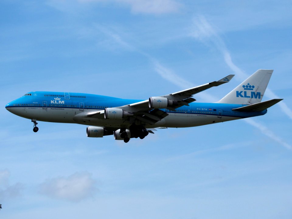PH-BFW KLM Royal Dutch Airlines Boeing 747-406(M) - cn 30454, 12Aug2014, landing at Schiphol (AMS - EHAM), The Netherlands, pic2