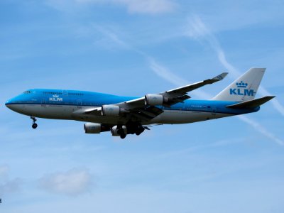 PH-BFW KLM Royal Dutch Airlines Boeing 747-406(M) - cn 30454, 12Aug2014, landing at Schiphol (AMS - EHAM), The Netherlands, pic2