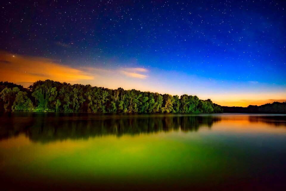 Hdr lake water