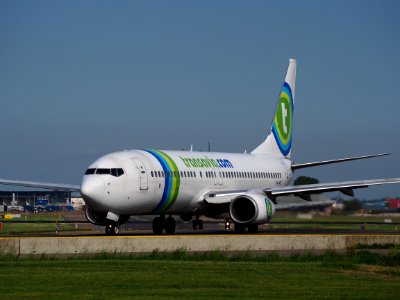 PH-HZI Transavia Boeing 737-8K2(WL) taxiing at Schiphol (AMS - EHAM), The Netherlands, 17may2014, pic-3