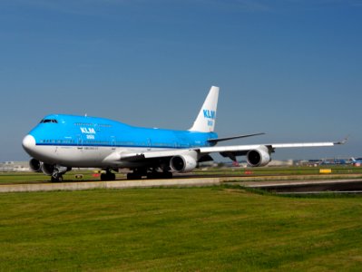 PH-BFP KLM Boeing 747-400 taxiing at Schiphol (AMS - EHAM), The Netherlands, 17may2014, pic-3 photo