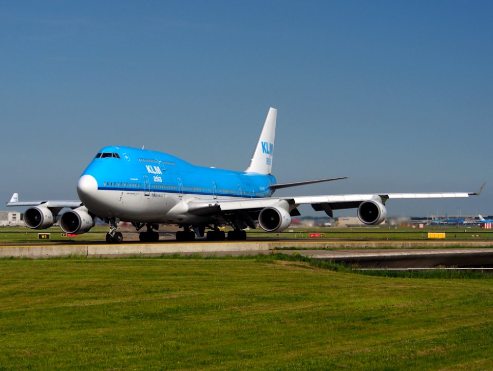 PH-BFP KLM Boeing 747-400 taxiing at Schiphol (AMS - EHAM), The Netherlands, 17may2014, pic-2 photo