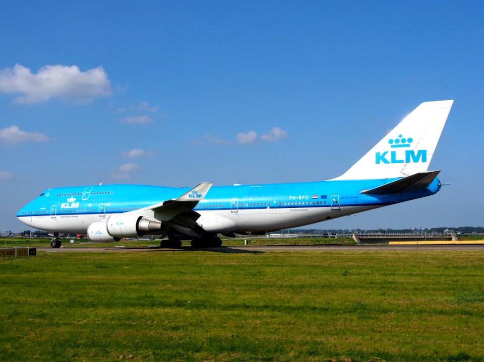PH-BFO KLM Royal Dutch Airlines Boeing 747-406(M) - cn 25413 taxiing 18july2013 pic-008