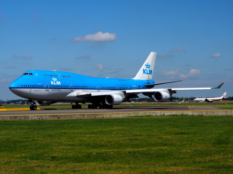 PH-BFC KLM Royal Dutch Airlines Boeing 747-406(M) taxiing at Schiphol (AMS - EHAM), The Netherlands, 18may2014, pic-4