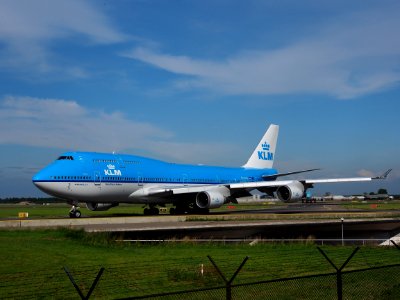 PH-BFS KLM Boeing 747-400M taxiing at Schiphol (AMS - EHAM), The Netherlands, 18may2014, pic-3