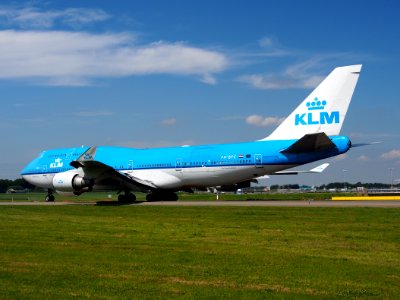 PH-BFC KLM Royal Dutch Airlines Boeing 747-406(M) taxiing at Schiphol (AMS - EHAM), The Netherlands, 18may2014, pic-7 photo