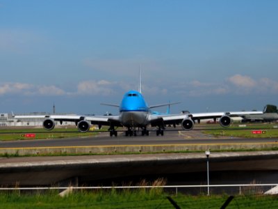 PH-BFS KLM Boeing 747-400M taxiing at Schiphol (AMS - EHAM), The Netherlands, 18may2014, pic-1