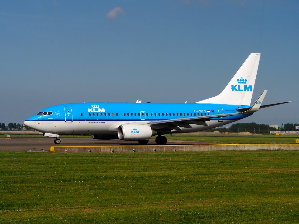 PH-BGQ KLM Boeing 737-700 taxiing at Schiphol (AMS - EHAM), The Netherlands, 17may2014, pic-2