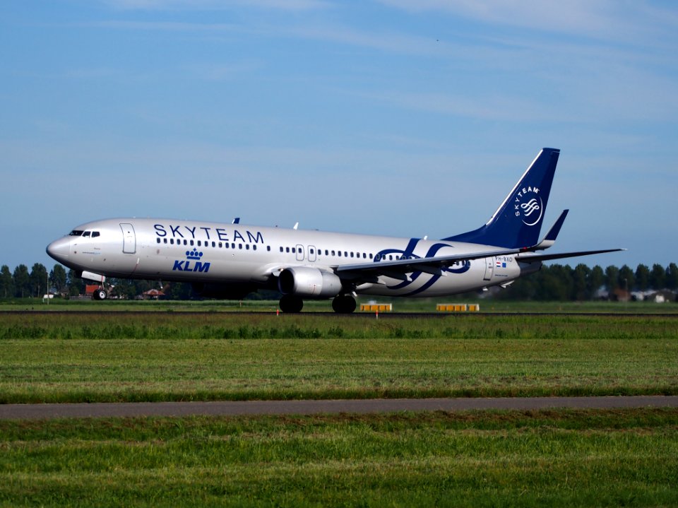 PH-BXO KLM Royal Dutch Airlines Boeing 737-9K2(WL) takeoff from Schiphol (AMS - EHAM), The Netherlands, 11june2014, pic-1