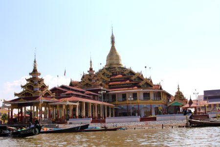 Phaung Daw Oo Pagoda at Inle photo