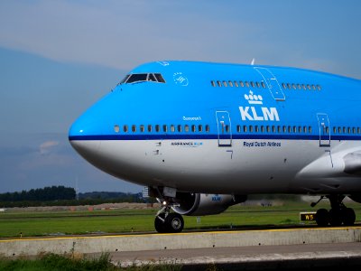 PH-BFG Boeing 747-406 KLM Royal Dutch Airlines taxiing at Schiphol (AMS - EHAM), The Netherlands, 18may2014, pic-6 photo