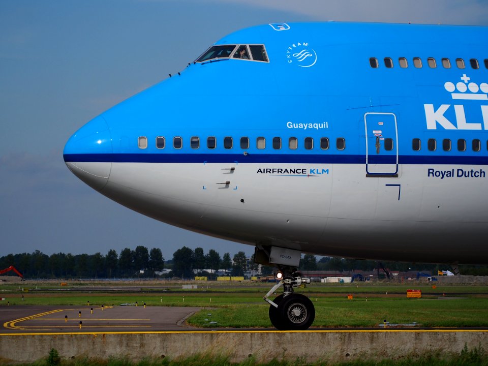 PH-BFG Boeing 747-406 KLM Royal Dutch Airlines taxiing at Schiphol (AMS - EHAM), The Netherlands, 18may2014, pic-7